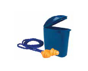 3M™ 1271 Reusable Corded Earplugs c/w Case (Packed 50 pairs per box)