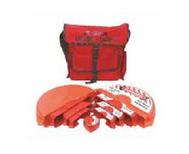 Brady 99677 Gate Valve Lockout Satchel with Safety Padlocks